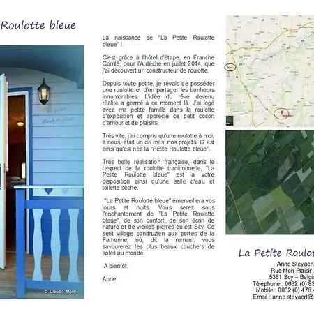 Charming Caravan Near Hamois With Garden